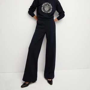 NWT Veronica Beard Dover Wide-Leg Pant - Size Small